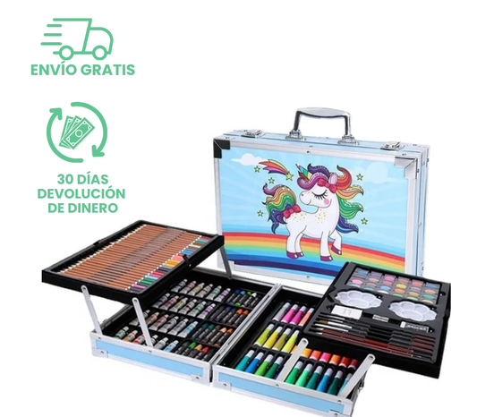 Set de Arte Metálico | PREMIUM de 145 piezas