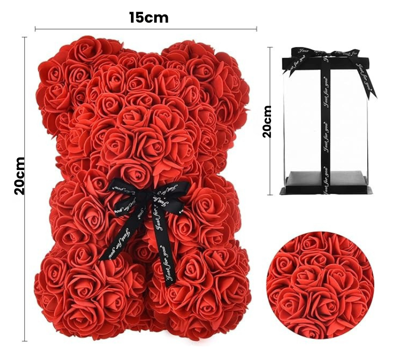 Rosas en Forma de Osito