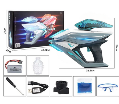 Ametralladora de hidrogel futurista