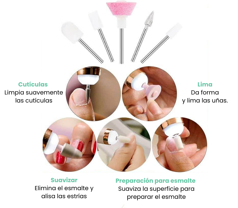 Pulidor de uñas eléctrico