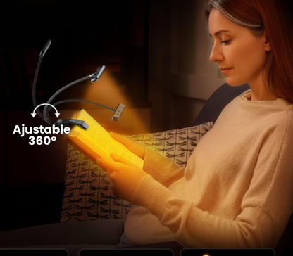 lámpara para leer libros.