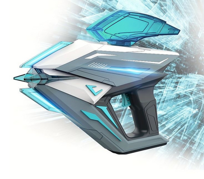 Ametralladora de hidrogel futurista