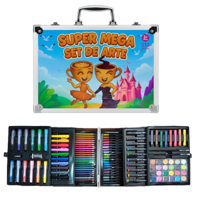 Set de Arte Metálico | PREMIUM de 133 piezas