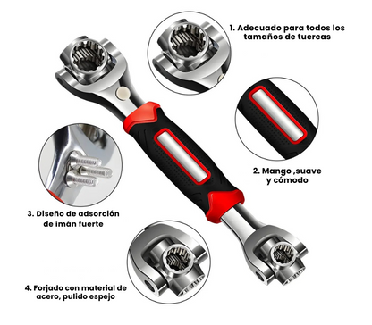 LLAVE GIRATORIA MULTIFUNCIÓNAL