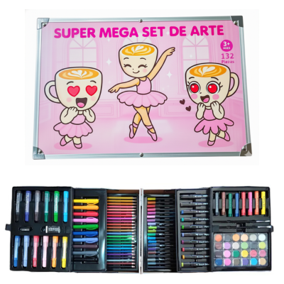 Set de Arte Metálico | PREMIUM de 133 piezas