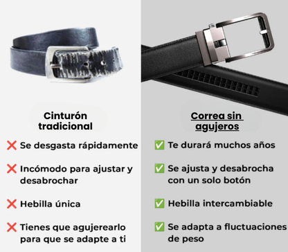 Correa ajustable sin agujeros