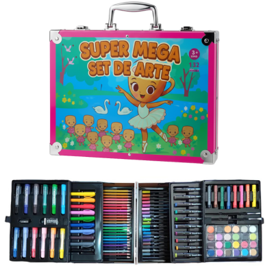 Set de Arte Metálico | PREMIUM de 133 piezas