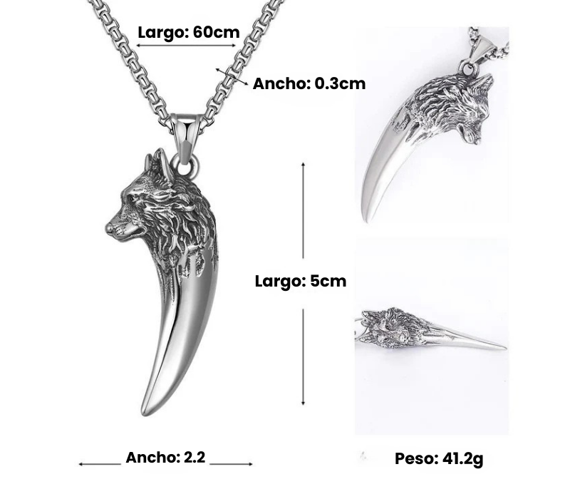 Collar Lobo Vikingo | "Espíritu de Fenrir"