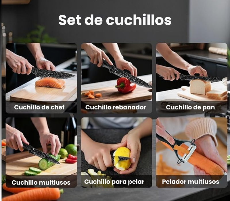  Set de Cuchillos
