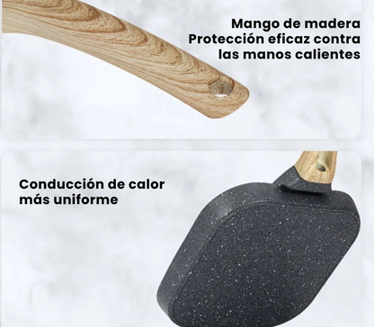 Sartén de 4 divisiones