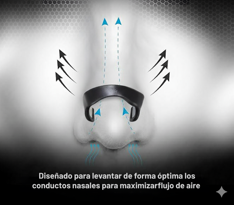 Expandidor de fosas nasales para entrenar.