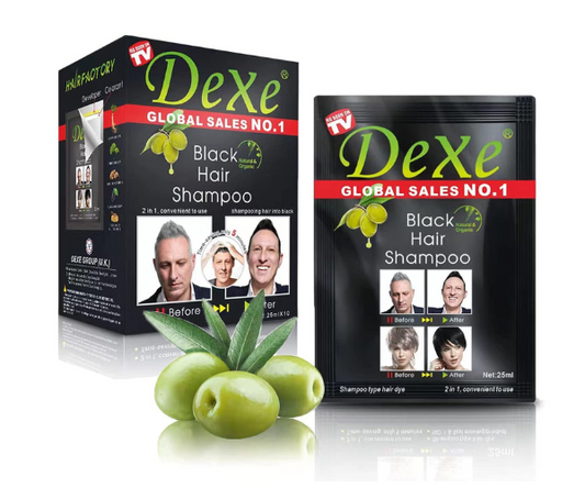 Champú Tinte Negro para Canas